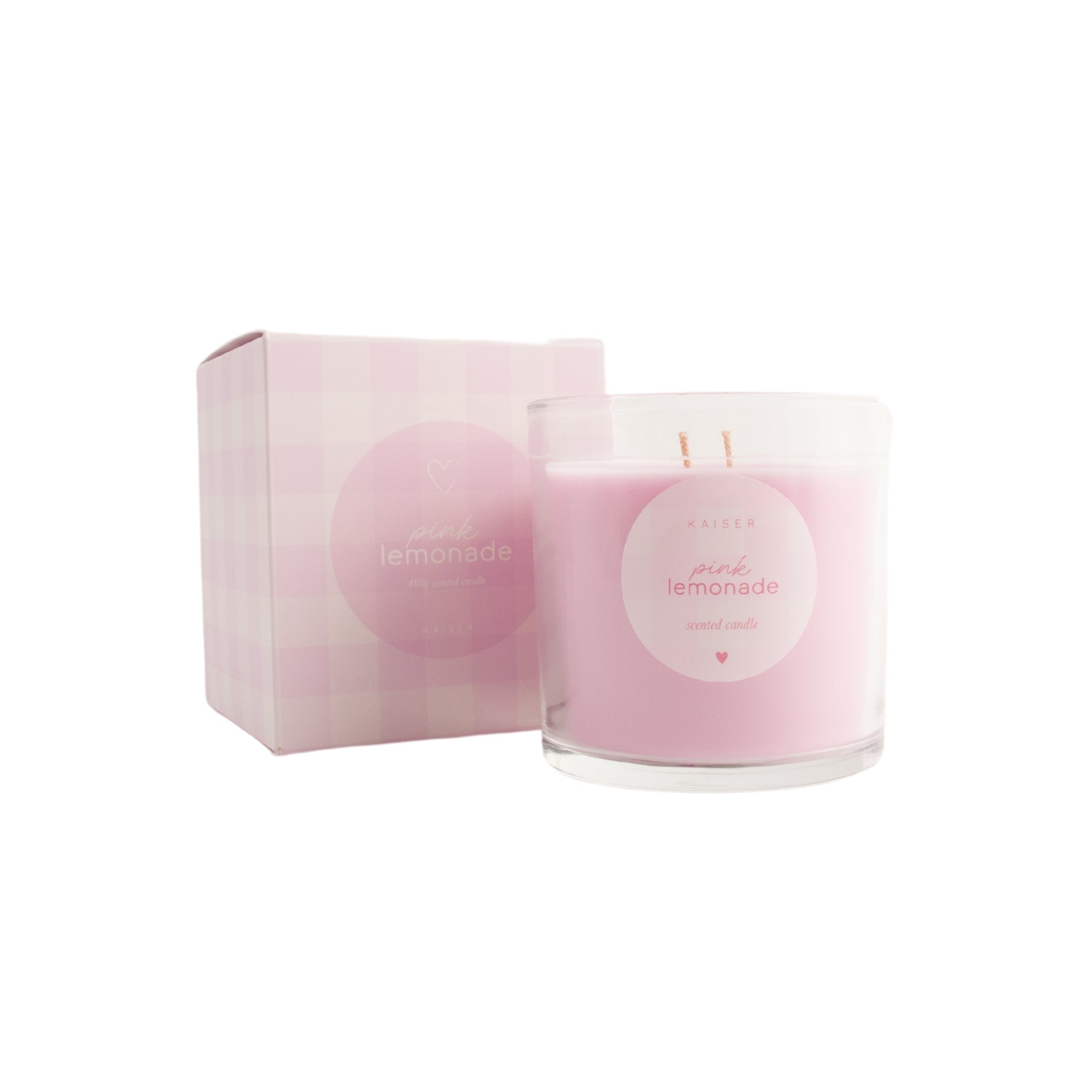 Sweethearts Large Candle - Pink Lemonade